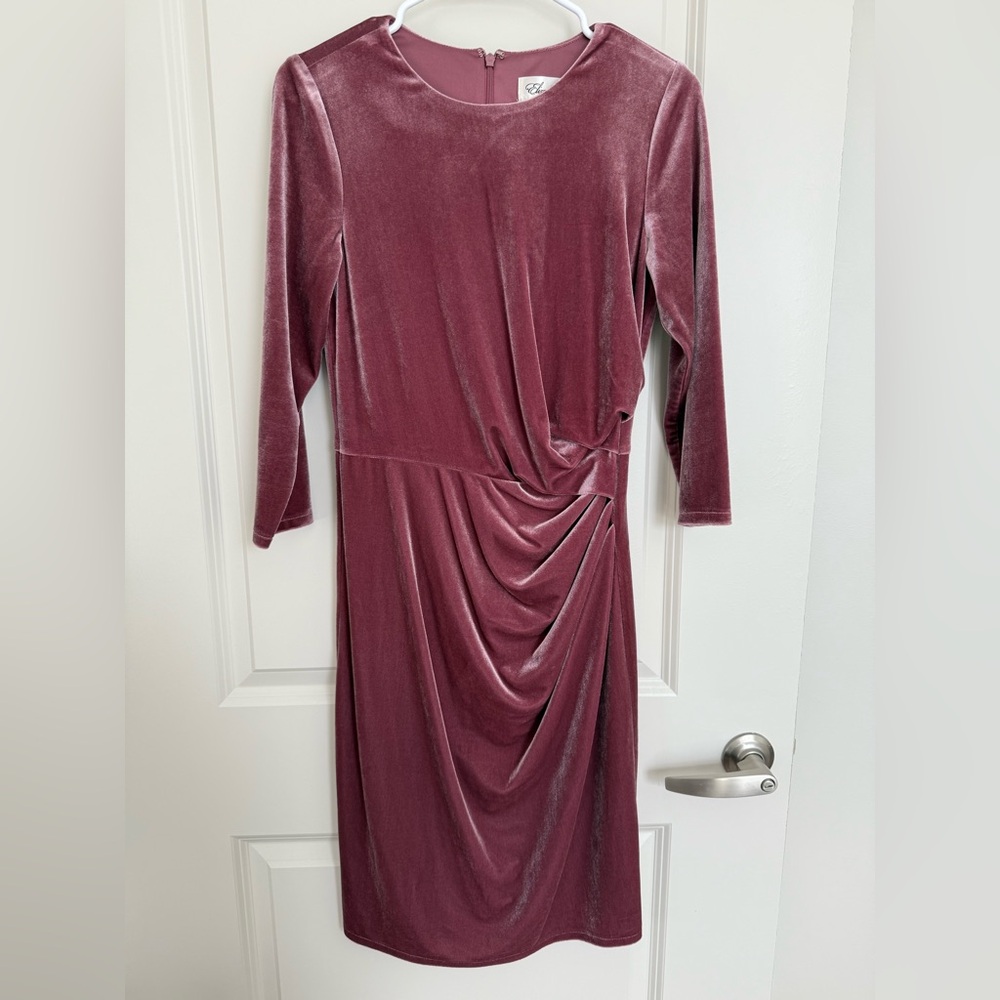 Eliza J. Velvet dress